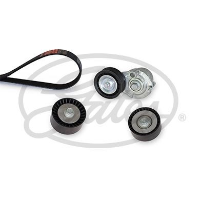 Keilrippenriemensatz Gates K016PK2220XS FÜR Chevrolet Opel Poly V Riemen KIT-image
