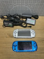UNTESTED LOT OF2 Sony PSP-3001 Hand Held Console & PSP-2001 FOR PARTS