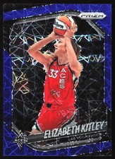 Elizabeth Kitley 2025 Panini Prizm WNBA Blue Velocity Prizms #41 Las Vegas Aces