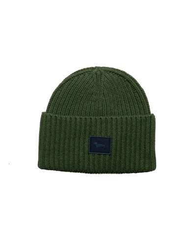 HARMONT & BLAINE Cappellino unisex NOP187031112 652 VERDE berretto in lana - Picture 2 of 3