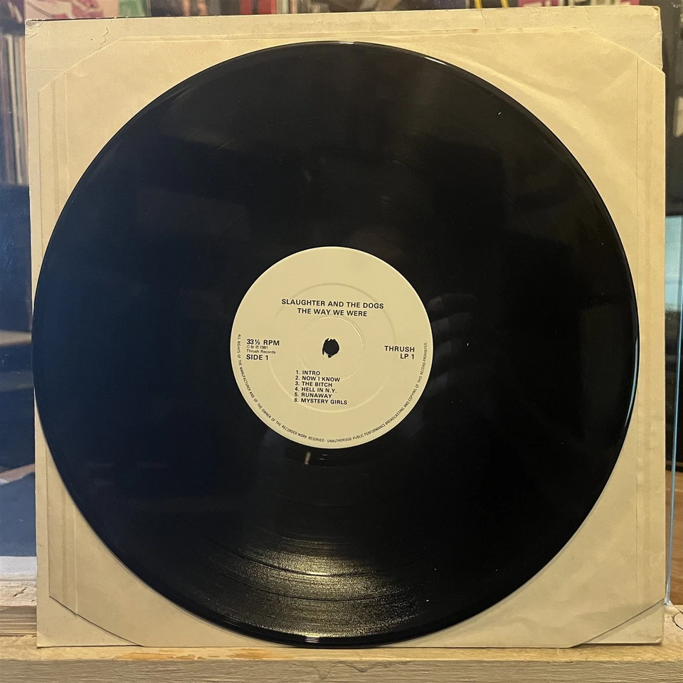 [ROCK/PUNK]~EXC LP~SLAUGHTER AND THE DOGS~Live At The Factory~[1981~THRUSH]~UK Foto 3 de 4
