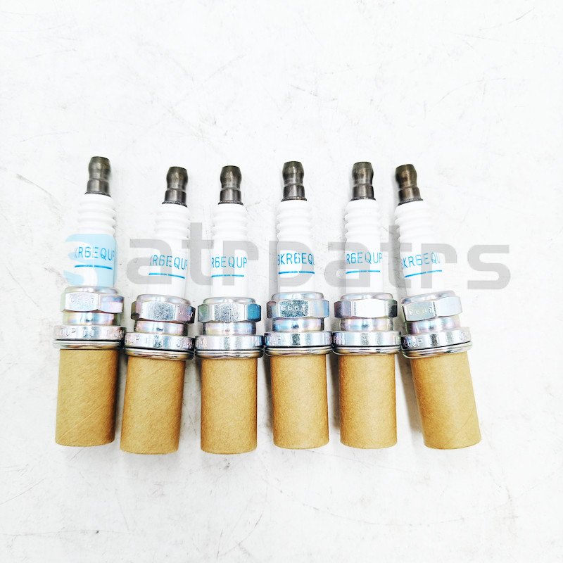 Set of 6 Laser Platinum Spark Plugs #BKR6EQUP US STOCK Free Shipping NEW