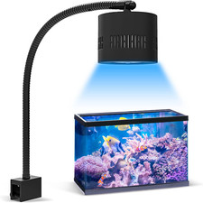 Full Spectrum Aquarium Light, Adjustable Saltwater Fish Tank Light for Reef, Cor