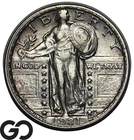 1921 Standing Liberty Quarter Tough Find! Choice AU++/Unc Key Date!