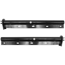 2 Pcs Straight Spring Loaded Mud Flap Hanger Bracket Mudflap Holder Set 1 Black
