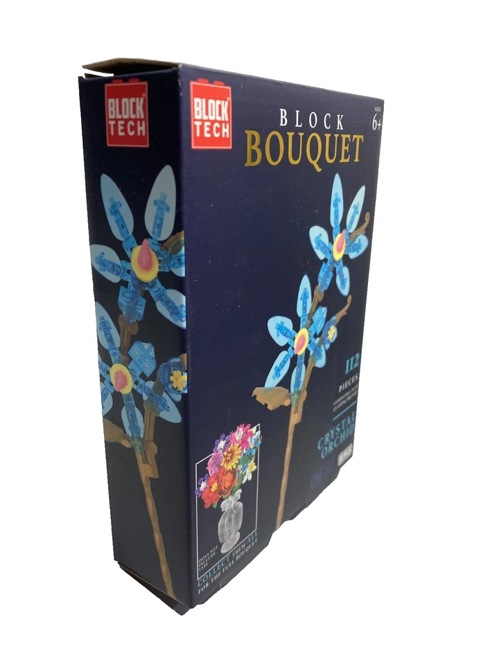 Block Tech Orchid Morning Glory Pink Marigold White Daffodil 427 New Release - Image 3 of 4