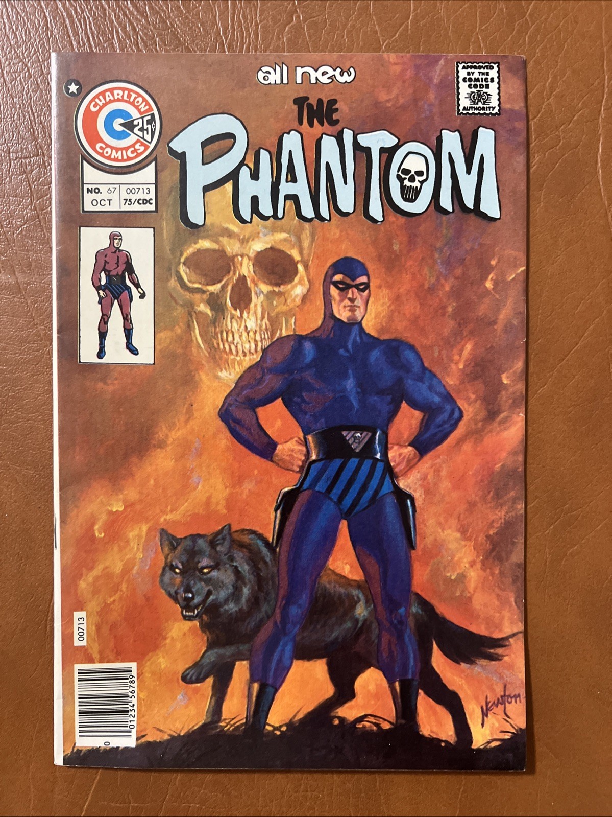 The Phantom #67: VF+ to NM-, Likely UNREAD Charlton October 1975 $7 Ship