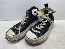 Converse Run Star Hike Womens Black White Size 10 Canvas Platform High Top Shoes
