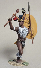 W. Britain - Zulu Warrior Urging Men Forward, 1879 20224