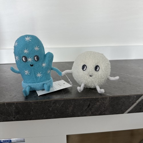 Target Felt Wondershop Holiday Duos 2024 Estatuillas Guante MITTEN AND SNOWBALL - Imagen 1 de 2