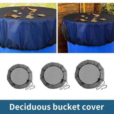 Adjustable Rain Barrel Mesh Cover Water Butt Net for Garden Rain Barrel CoverU.K