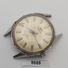 PROJECT TO FIX WALTHAM CENTENNIAL AUTO ROUND SS EU SHIP MENS WATCH 9688