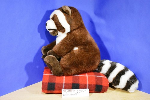 A&A brauner und weißer Waschbär 1992 Plüschtier (310-2350-2) - Bild 2 von 5