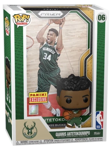 FUNKO POP! TRADING CARD GIANNIS ANTETOKOUNMPO - GOLD PRIZM (PANINI EXCLUSIVE 06)