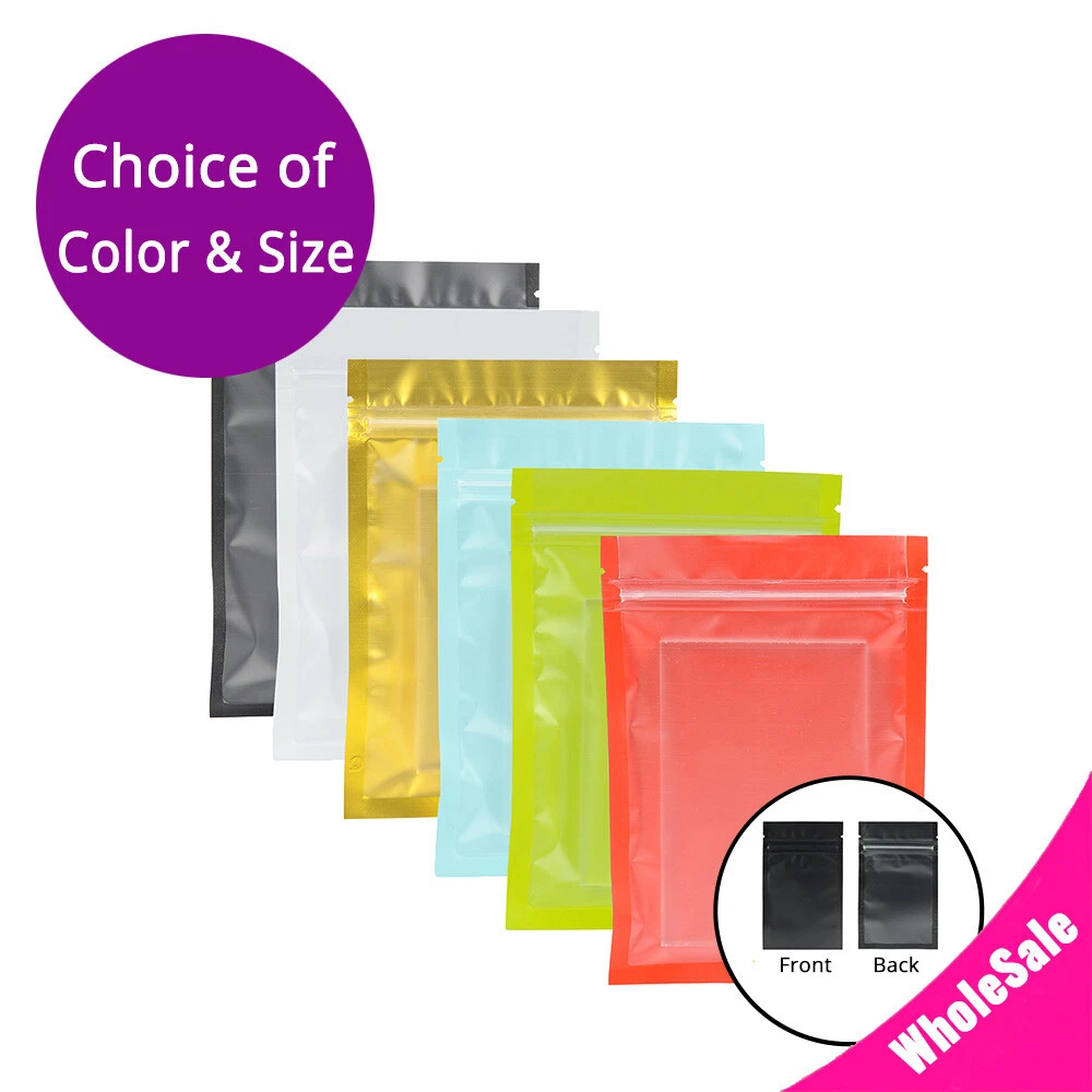 Zip lock sale back