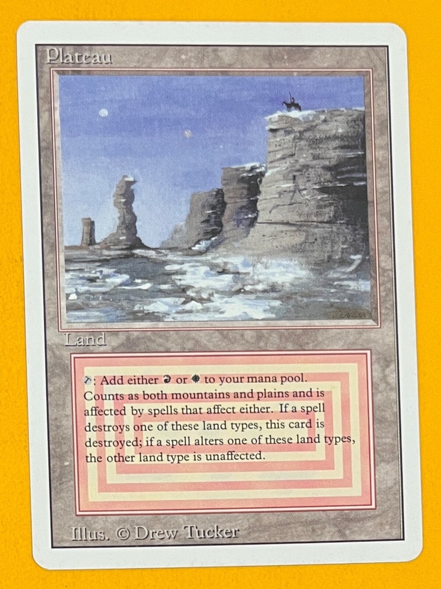 【MTG】Plateau Amazon.com: Magic: the Gathering - Plateau - Revised Edition
