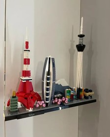 Upgraded Wall Mount for the Lego Architecture Skylines 21051 21034 21028 21057