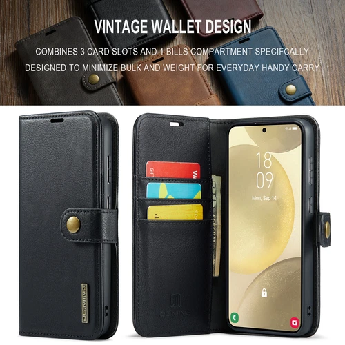 For Samsung Galaxy S25 S24 S23 Ultra A55 A35 A15 A54 Leather Wallet Card Cover - Picture 30 of 57