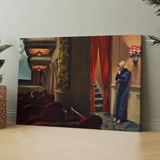 New York Movie 1939 by Edward Hopper America Paintings USA Canvas Wall Art Print