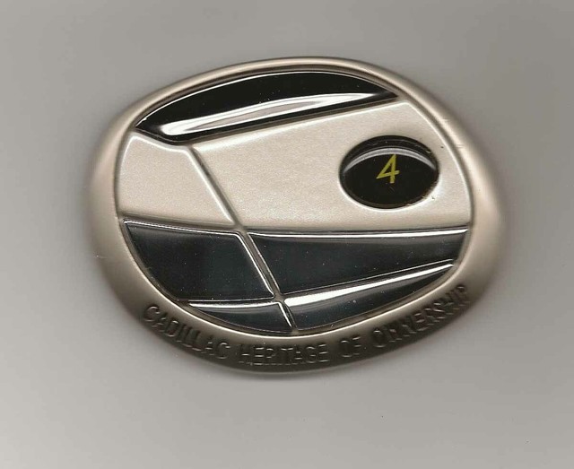 Cadillac Grille Medallion unused w/assembly instructions & certificate