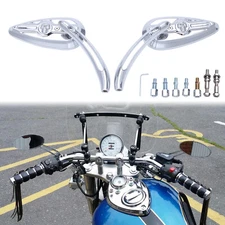 Chrome Motorcycle Rearview Side Mirrors For Triumph Tiger 900 1050 1200 Explorer