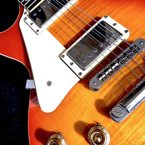 Guitarra Eléctrica Burny RLG-50 Lefty Les Paul Vintage Cherry Sunburst Mod Usada - Imagen 7 de 17