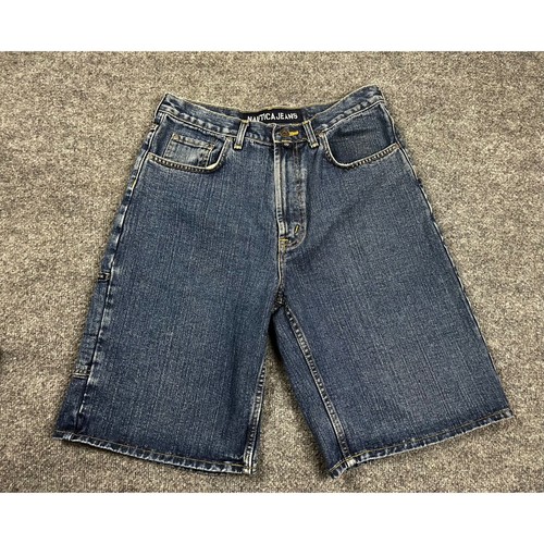 Nautica Men's Carpenter Y2K Shorts Grunge Skater Workwear Jorts Size 32 - Picture 3 of 13