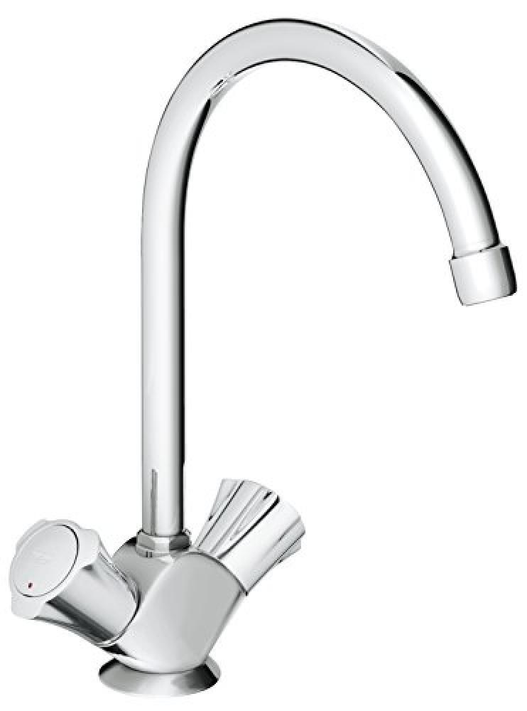 Grohe 31831001 Adria Rubinetto Monoforo per Lavello, Cromo - NUOVO