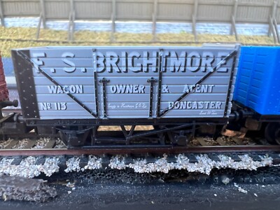 Minitrix N Gauge F. S. Brightmore Rare. 7 Plank Wagon