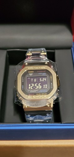 Casio G-SHOCK 13 mm Oro Case in Titanio con Oro, Argento, blu, rosso in  titanio. | eBay