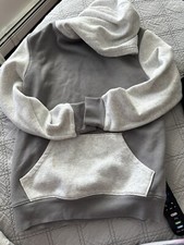 Sonoma Super Soft Color Block Gray Boys Hoodie Size M