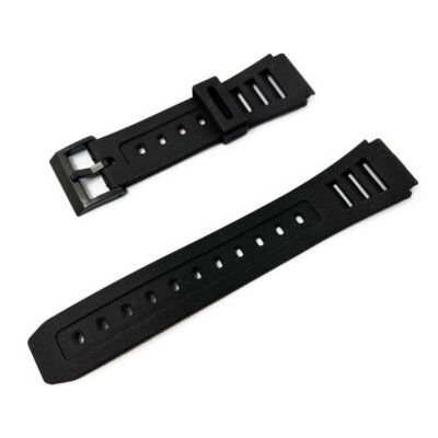 Generisch Uhr Riemen, Schwarz für Casio 285K1 JC11 W71 W72 W740 DW250DGJ GPX1000