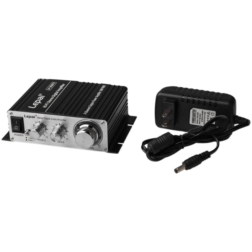 Mini amplificador de audio digital Hi-Fi Lepai LP-2020TI con fuente de alimentación Foto 4 de 4