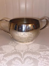 Silver Baby Cup Tudor Plate Oneida Community