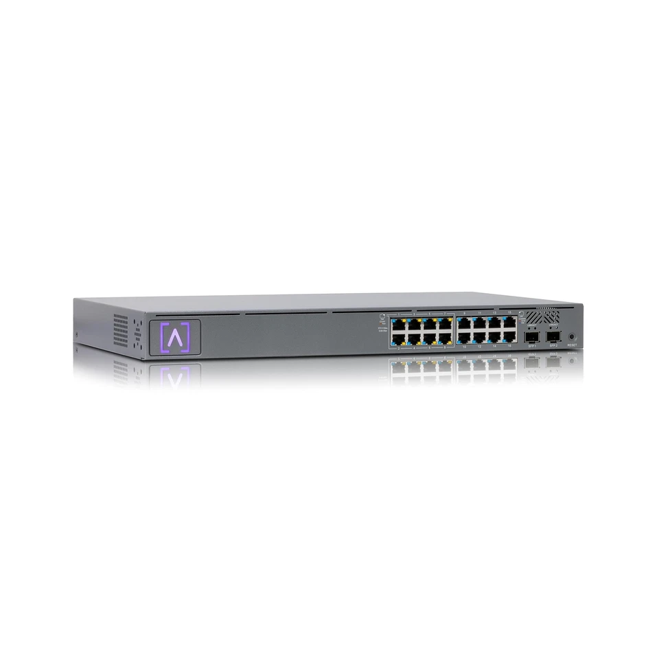 S16-POE Cloud-Managed PoE+ Switch w/ 16 Gigabit Ethernet Ports and 2 SFP Port... - Image 2 of 4