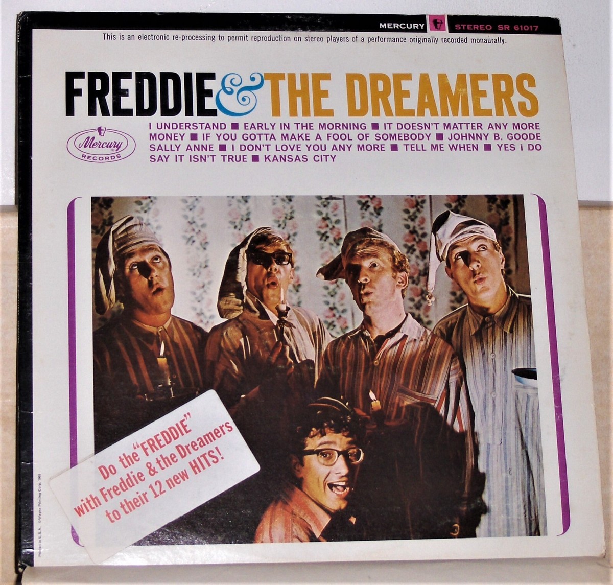 Freddy and the Dreamers - Self Titled - Stereo Vinyl LP Record