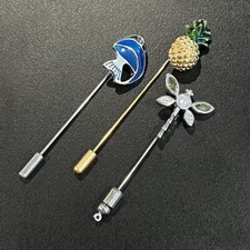 3 Pieces Lapel Pin Set Fancy Men Suit Brooches