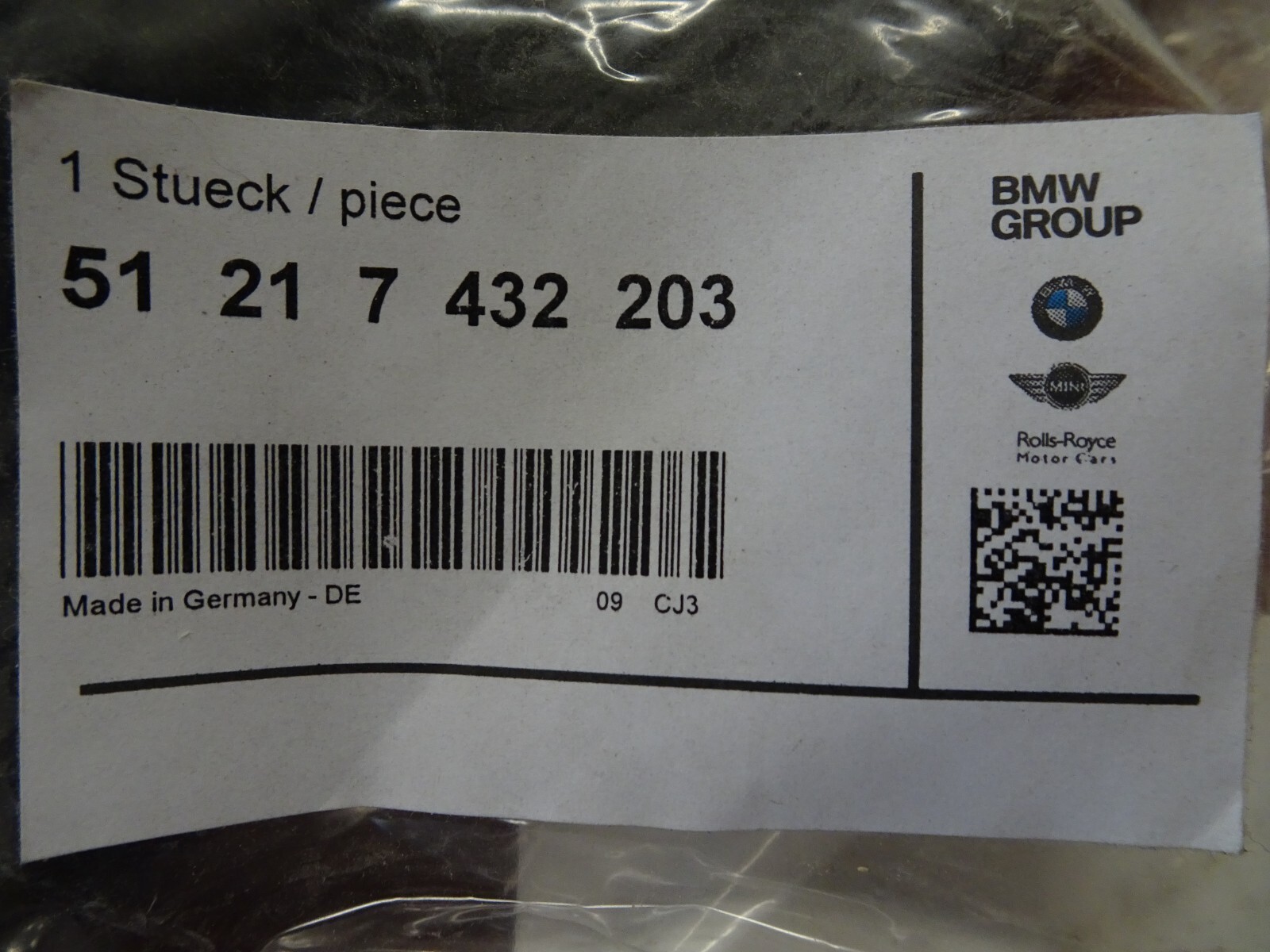 NEW Genuine OEM Driver Left Door Mirror Gasket For BMW 51217432203  