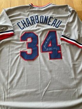 Indians Joe Charboneau signed jersey with 80 AL ROY inscription WCOA 