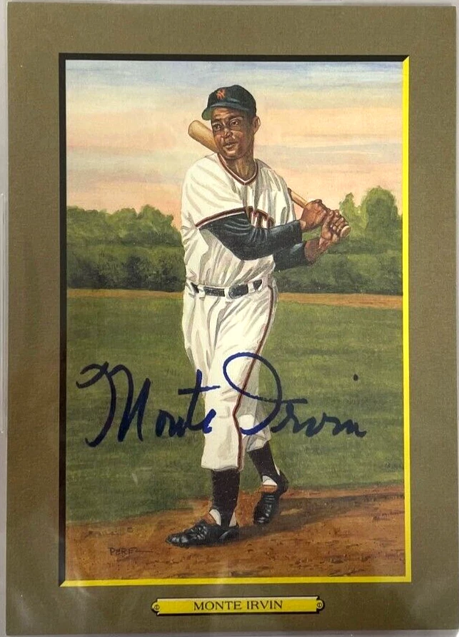 Monte Irvin Signed Perez-Steele Great Moments Beckett Slabbed New York Giants - Image 2 of 3