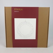 IKEA STR LA LED Pendant Lamp 15" Strala White Light New 605.629.74