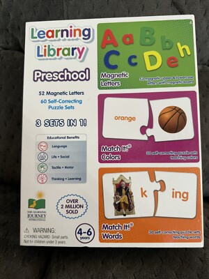 Learning Library FIRST STEPS Learning Numbers/Letters/Shapes/Animals open box