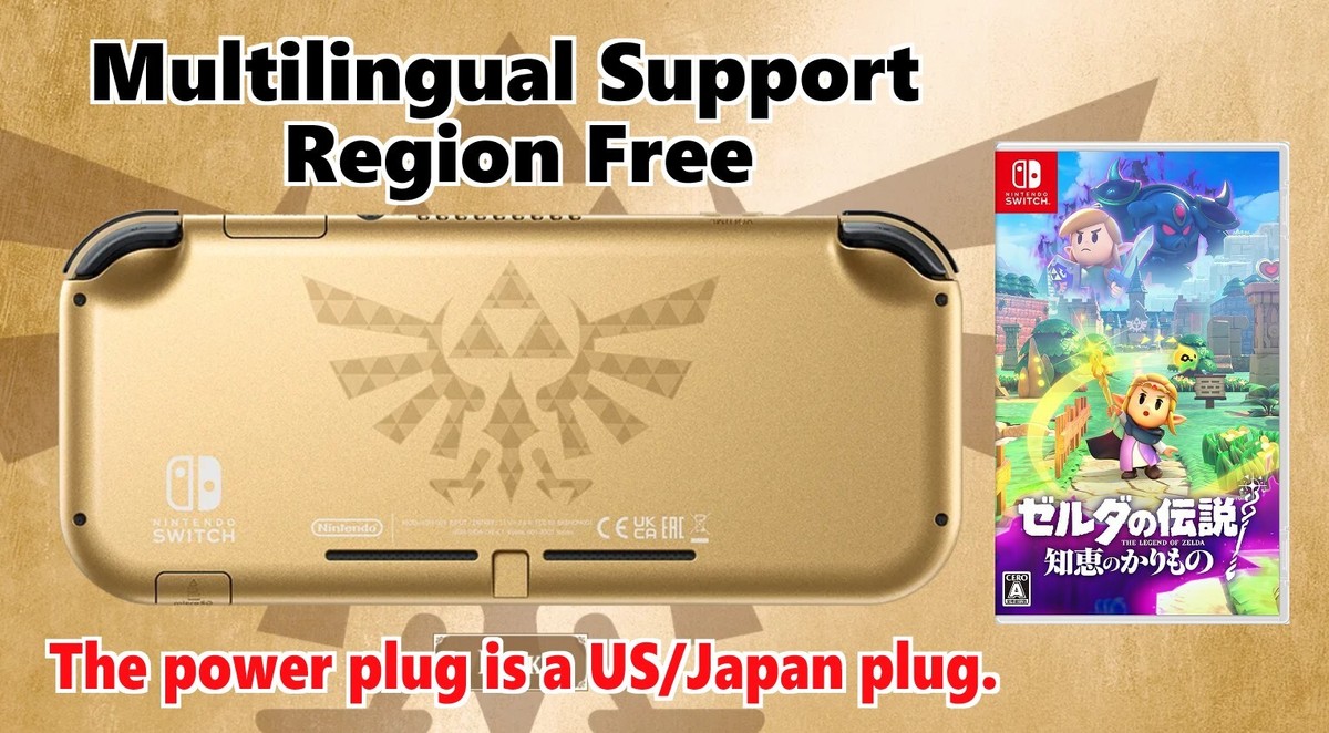 Nintendo Switch Lite Legend of Zelda Hyrule Limited Edition Nintendo Switch Lite Legend of Zelda Hyrule Limited Edition