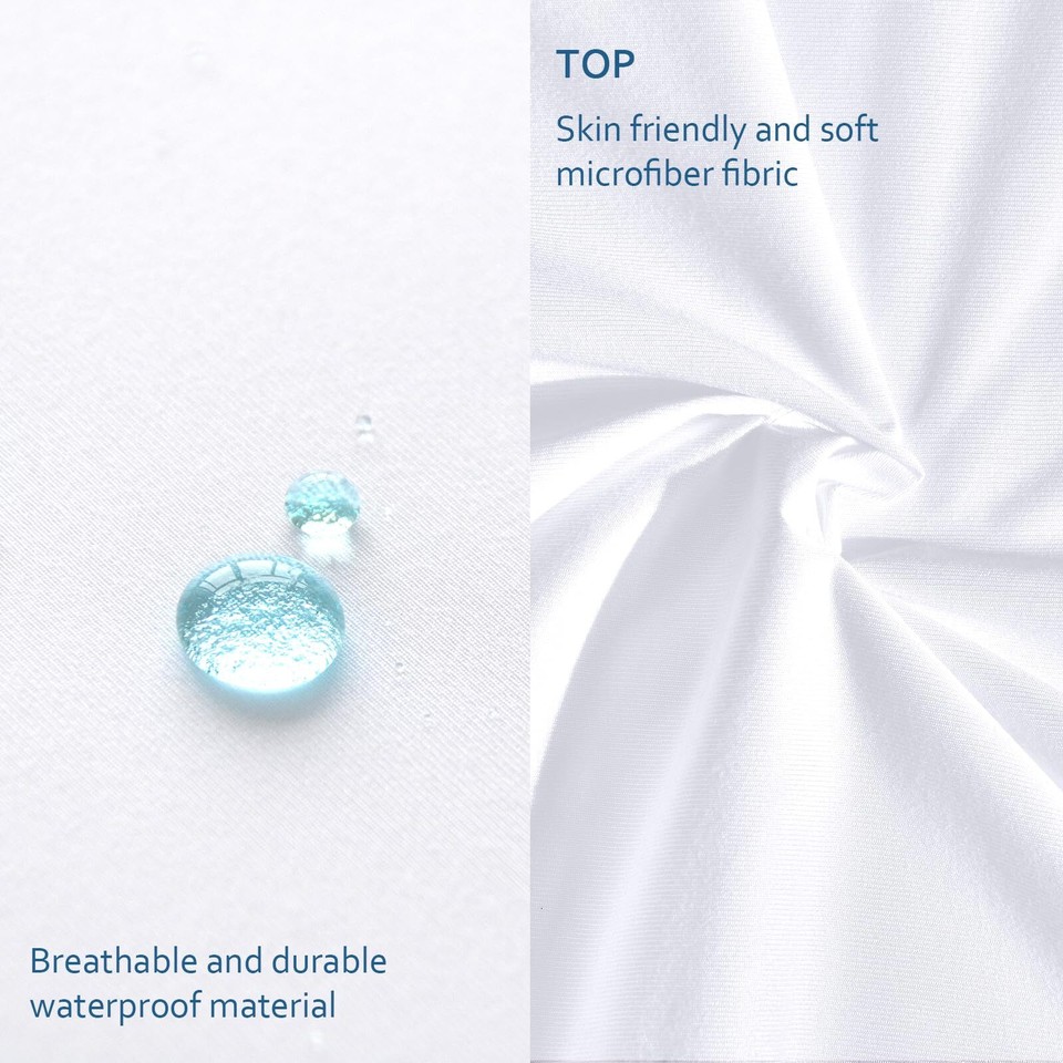 Waterproof Mattress Protector Queen Size,Mattress Cover Protector