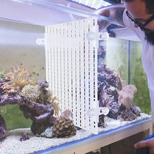 4Pcs Aquarium Divider Tray Egg Crate Grid Fish Tank Divider Bottom Isolation Net