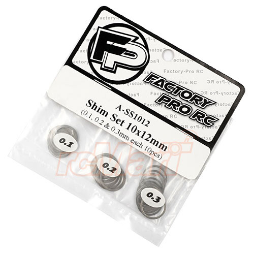 Factory Pro RC 10x12mm Shim Set #A-SS1012