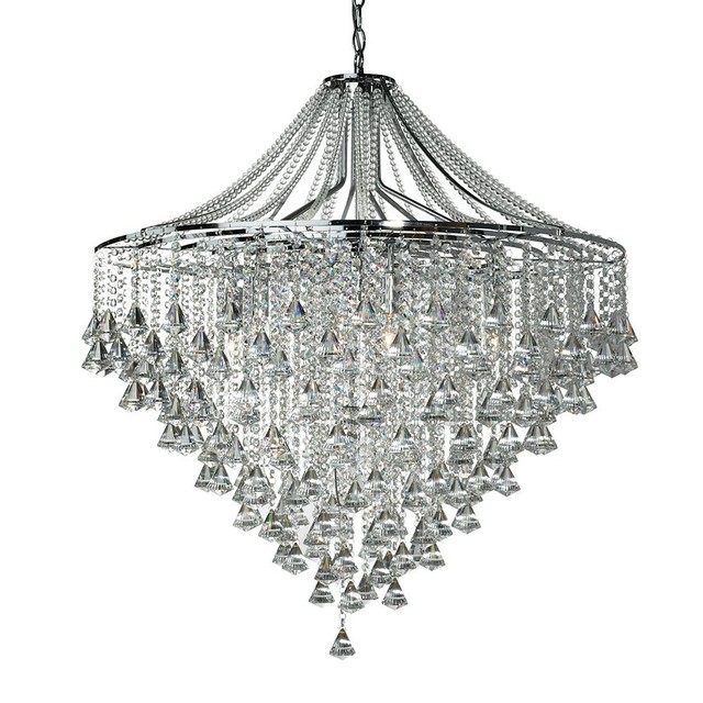 Searchlight Lighting 3497 7cc Dorchester 7 Light Crystal Chandelier Searchlight Lighting 3497 7cc Dorchester 7 Light Crystal Chandelier