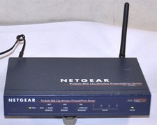 NETGEAR ProSafe WIRELESS FIREWALL/PRINT SERVER FWG 114P SCHOOL SURPLUS W/POWER