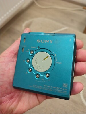 Sony Walkman MD MZ-E500 MiniDisk Headphone Player - Skyblue Fully