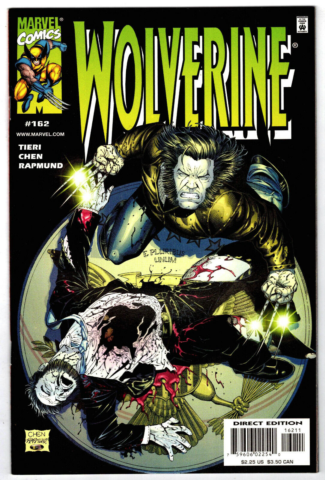WOLVERINE 162 (Series 1)  2001 Marvel Comics  (vf)  A